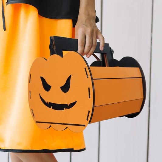 Halloween Pumpkin Basket