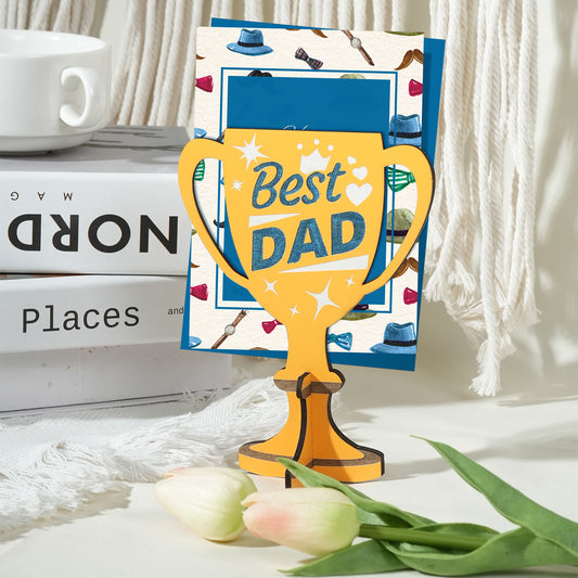 Fathers Day Trophy Card Holder