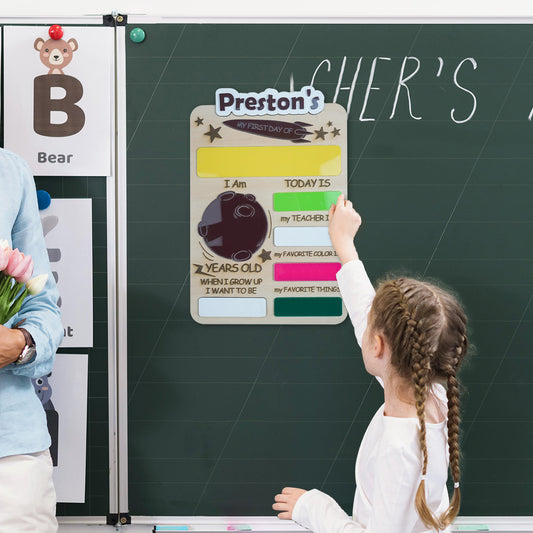 Reusable children's worksheet