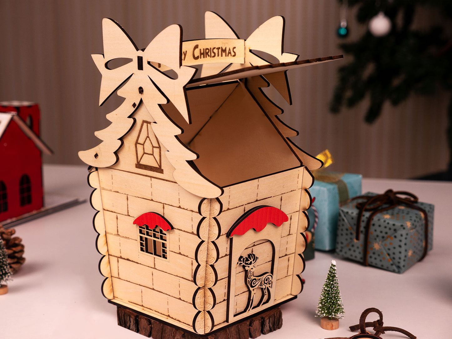 Miniature Christmas House