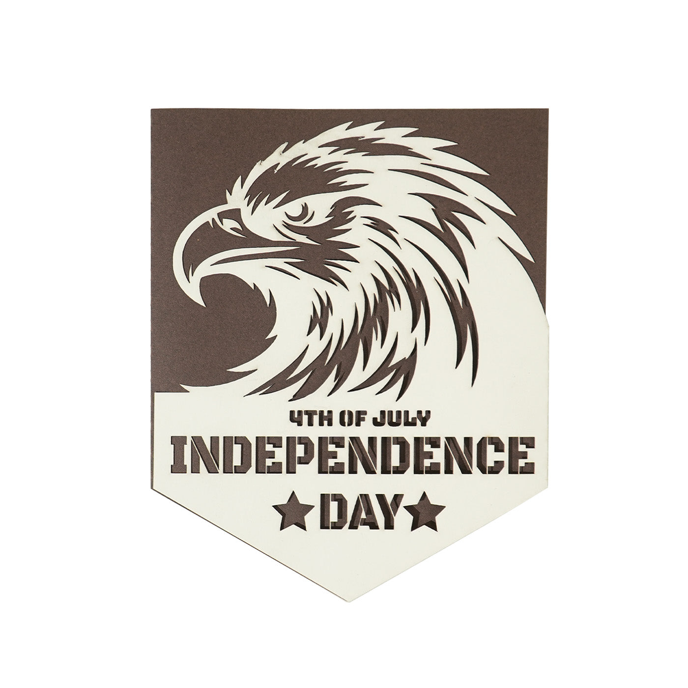 Independence Day Eagle greeting card