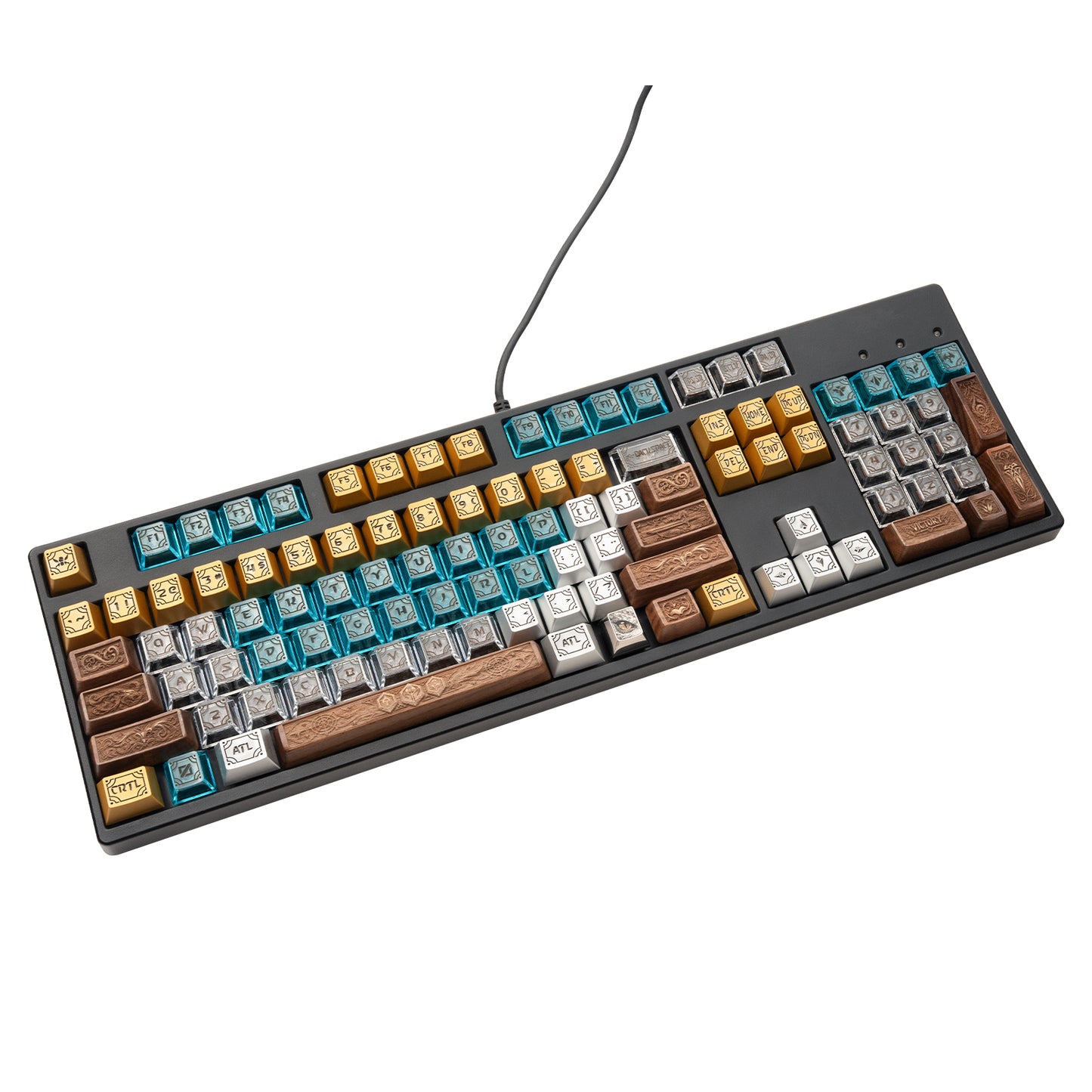Customized Keyboard Keycap Engraving & Relief Engraving