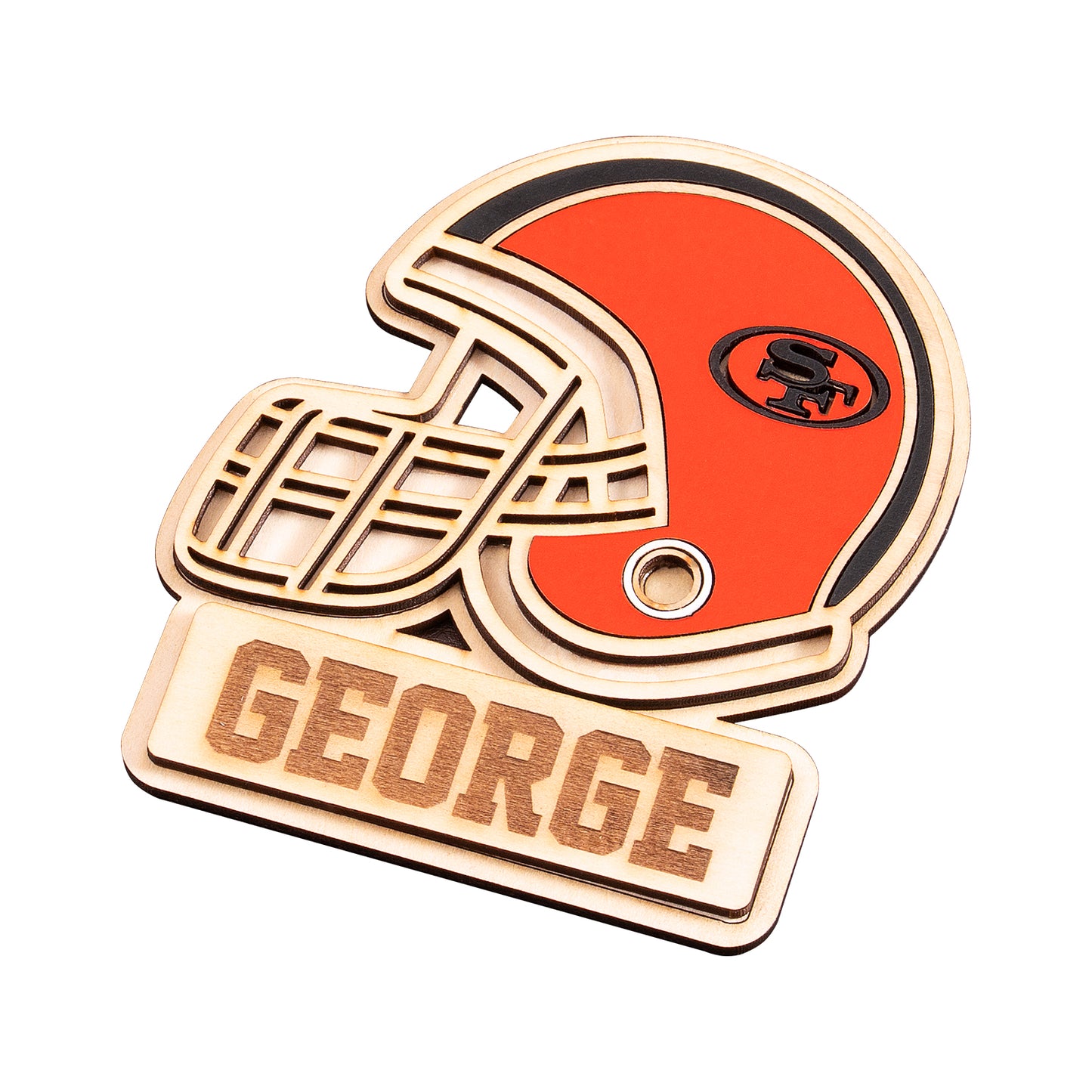 Football Stars Name Coaster