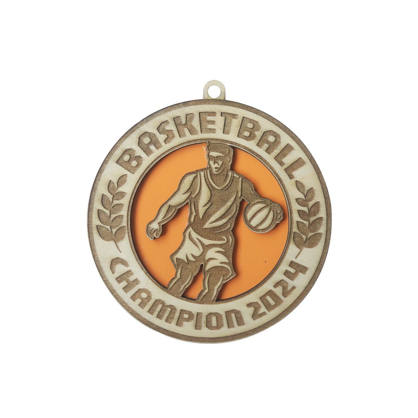 Basketball Game Deep Engraving Medal