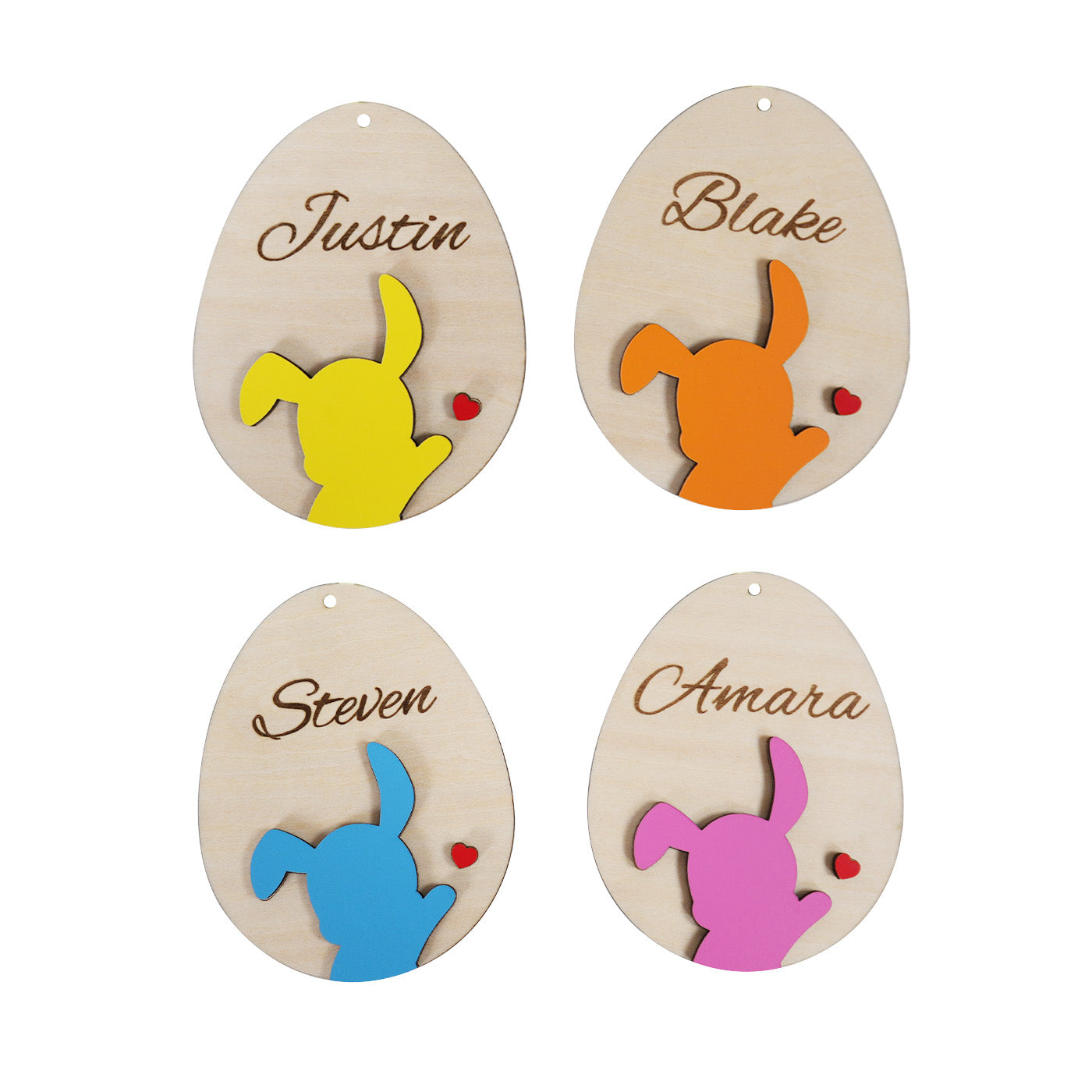 Easter Bunny Egg Name Tag