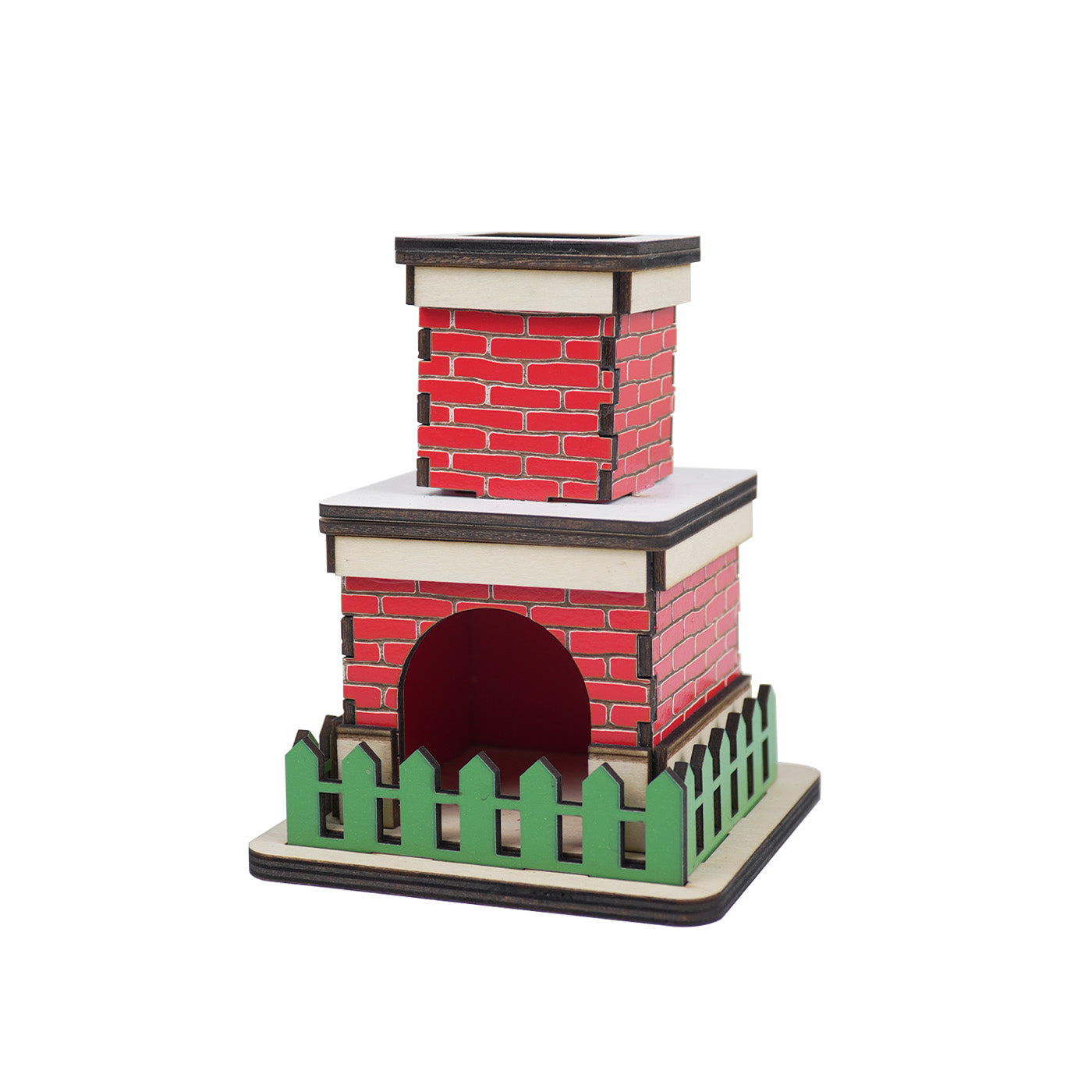 Fireplace candle holder