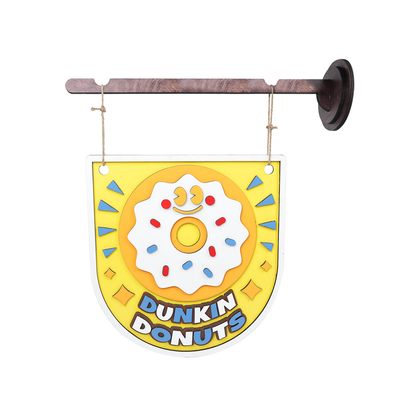 Donut shop hanging sign