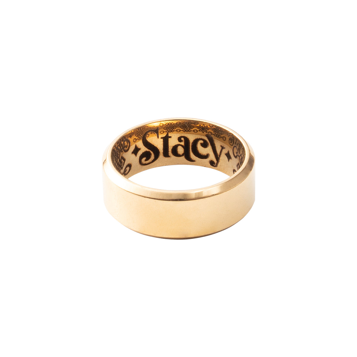 Stainless Steel Ring Inside Engraving
