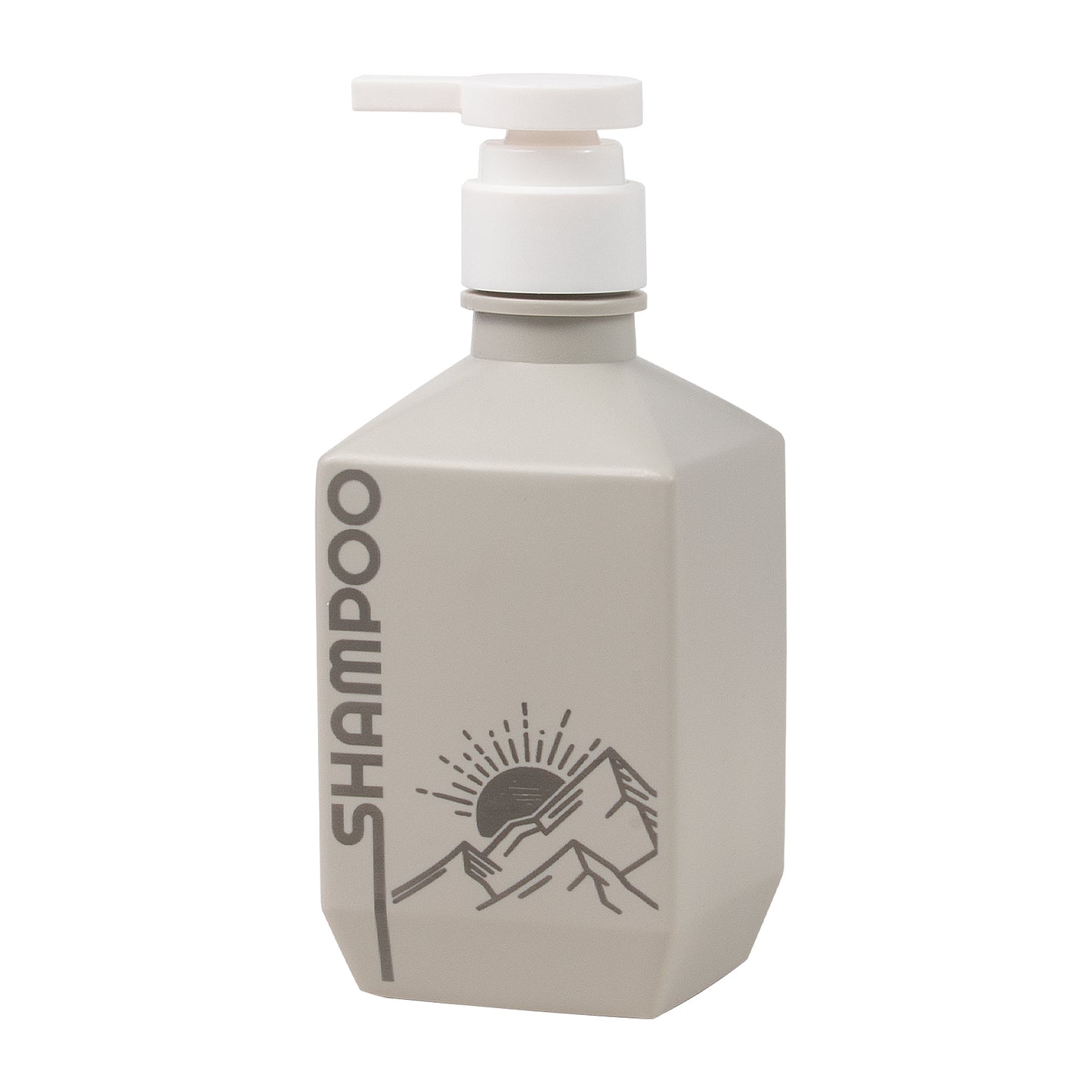 Shampoo Plastic dispenser bottle engraving