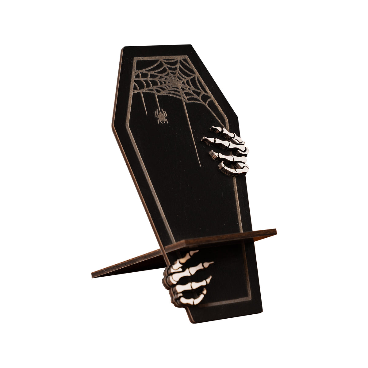 Ghost Hand Coffin Phone Holder Stand