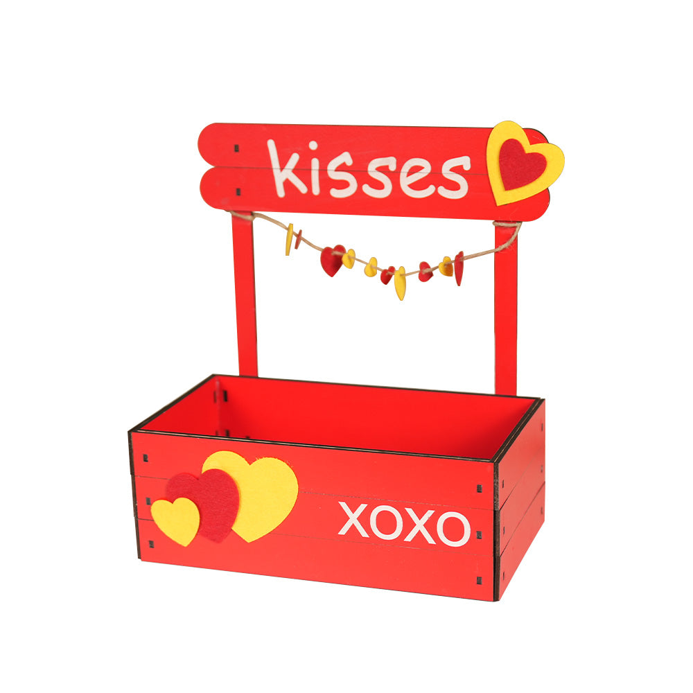 Valentine's Day Kissing Booth Candy Holder