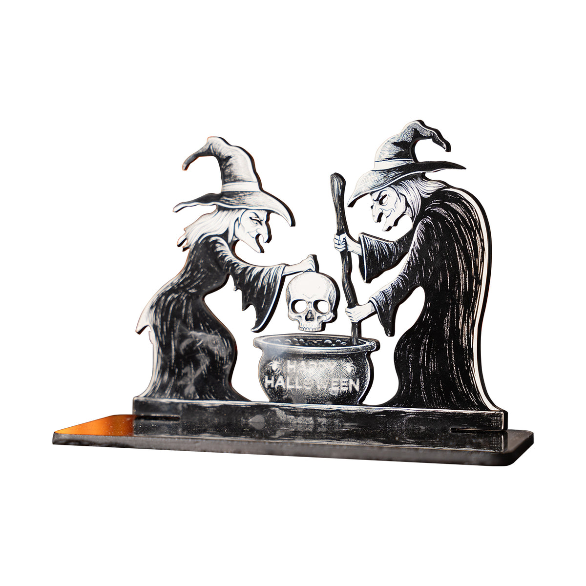 Halloween Witch Soup Cauldron Candle Holder