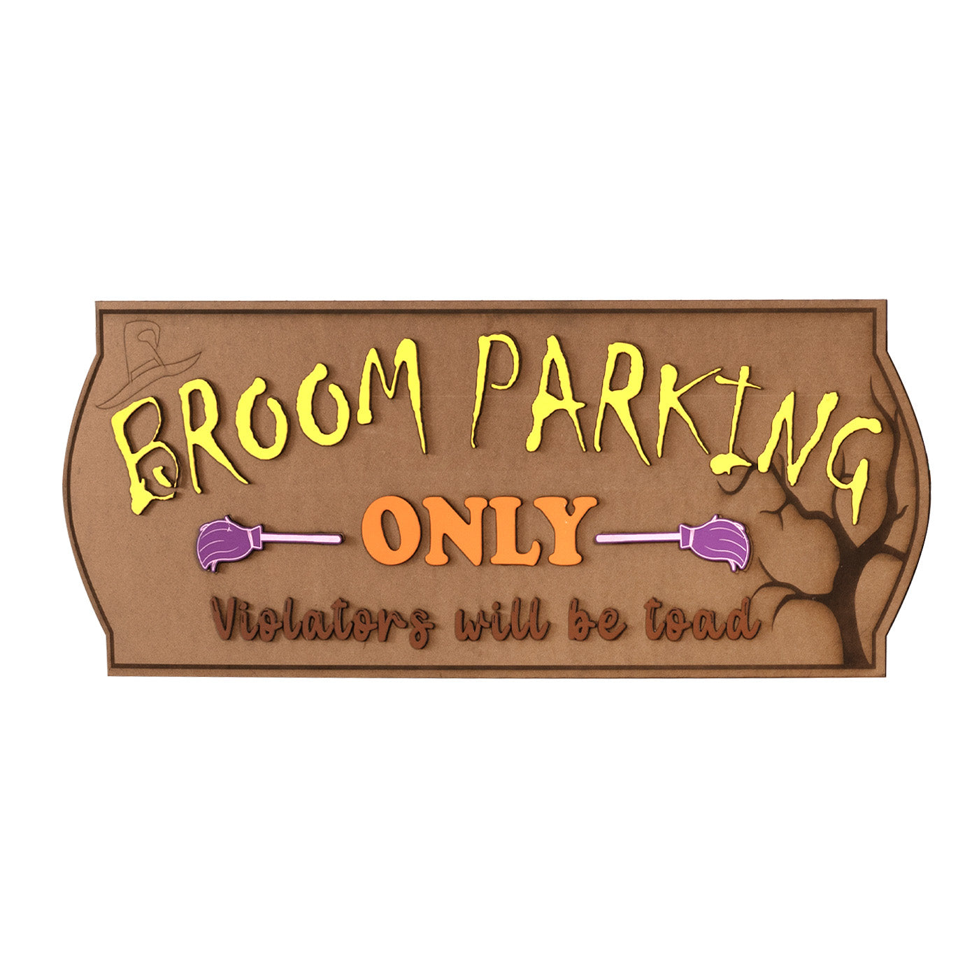 Halloween Witch's Broom Parking