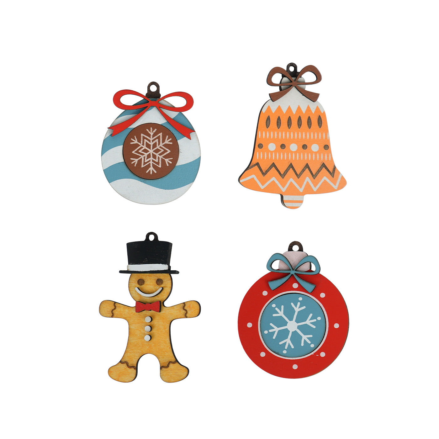 Christmas tree colorful ornaments