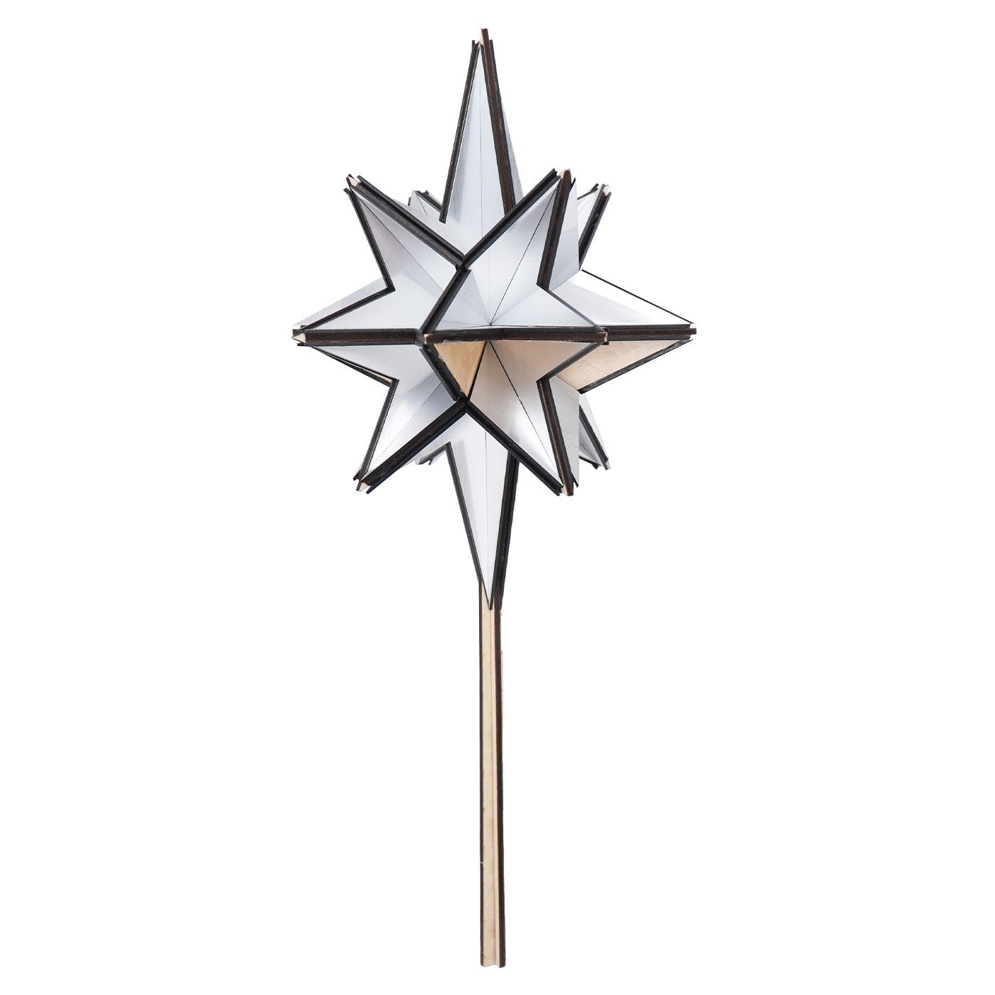 Wooden Acrylic Christmas Tree Decoration Star