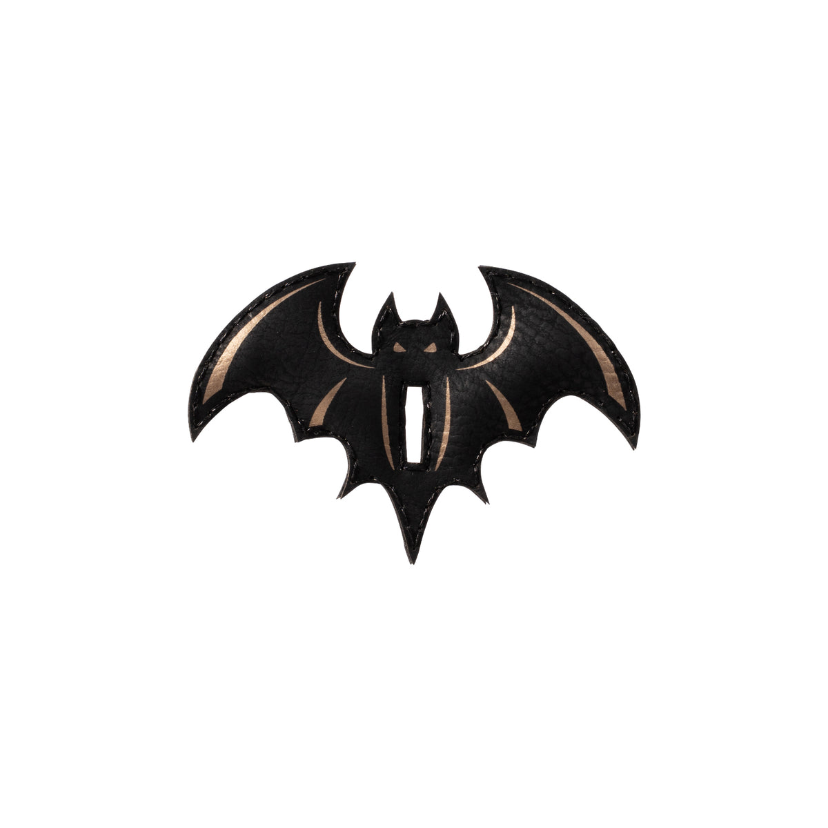 Halloween Bat-Shaped Leather Button Cover