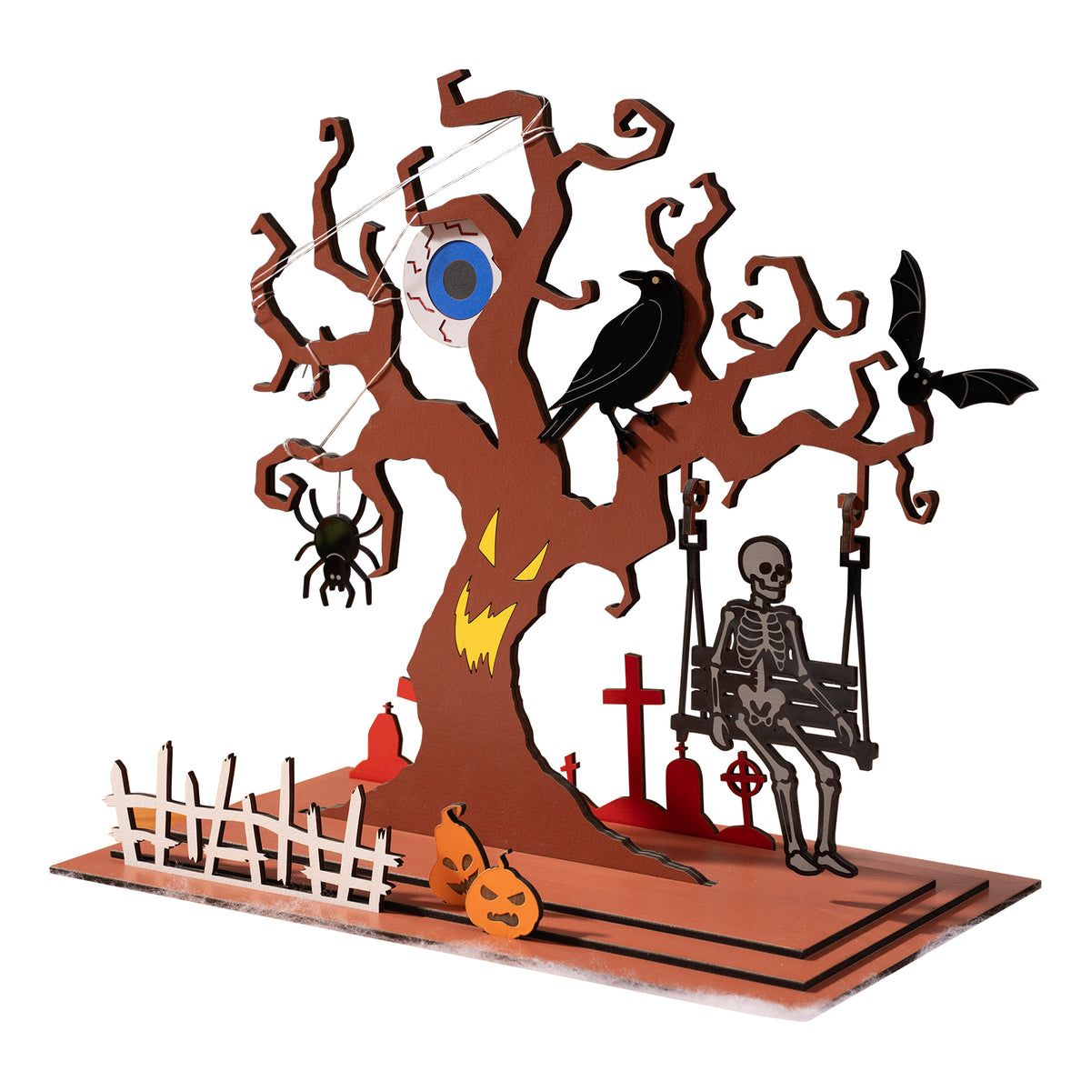Halloween Skeleton Swing Decoration