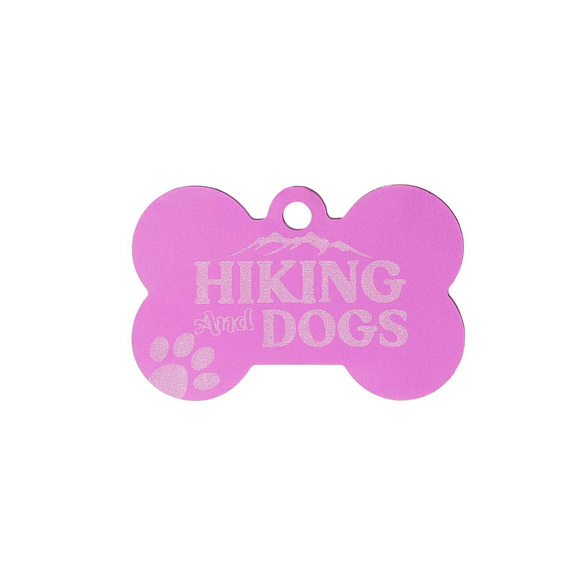 Hiking Dog Tag Engraving