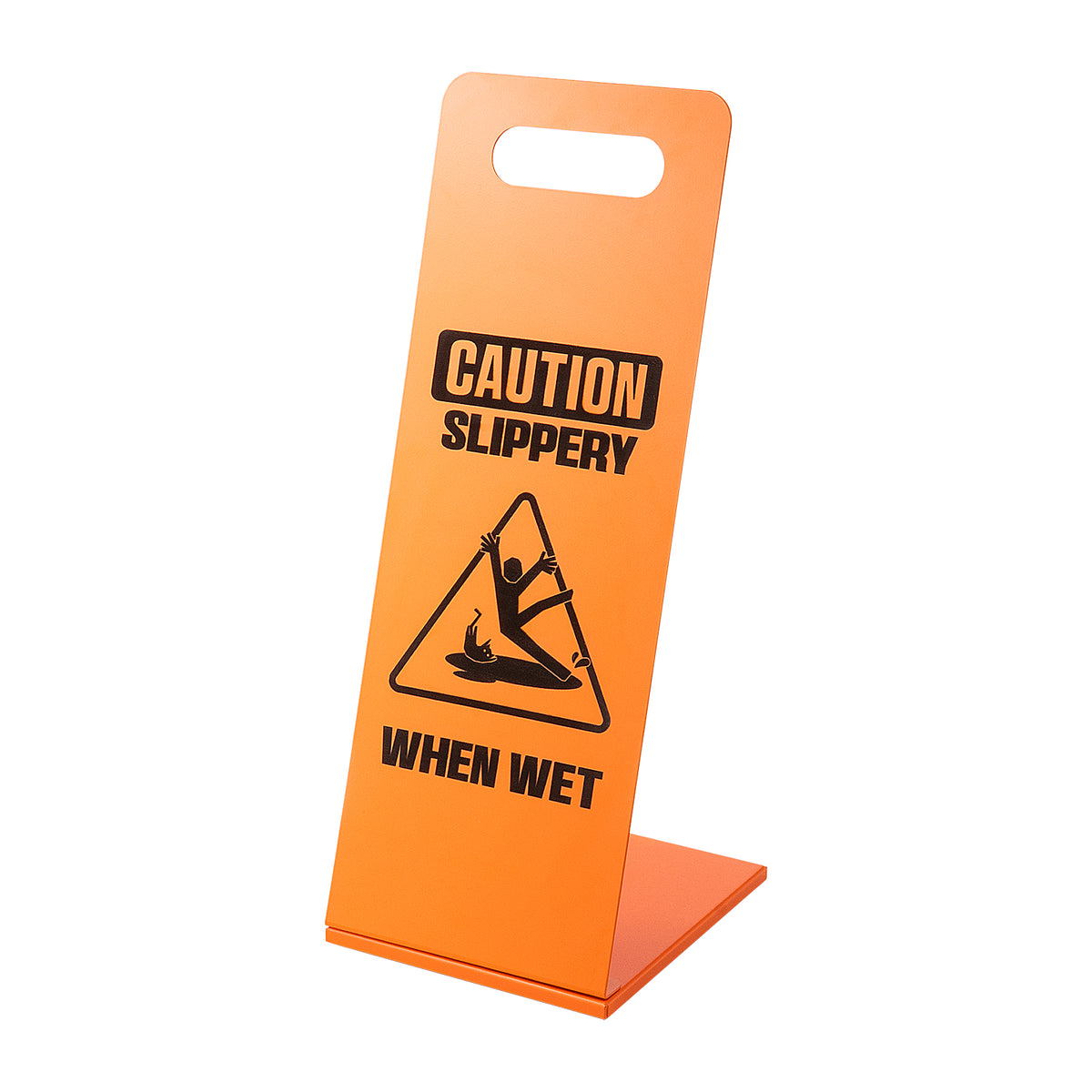 Slippery Floor Caution Steel Floor Sign Engraving