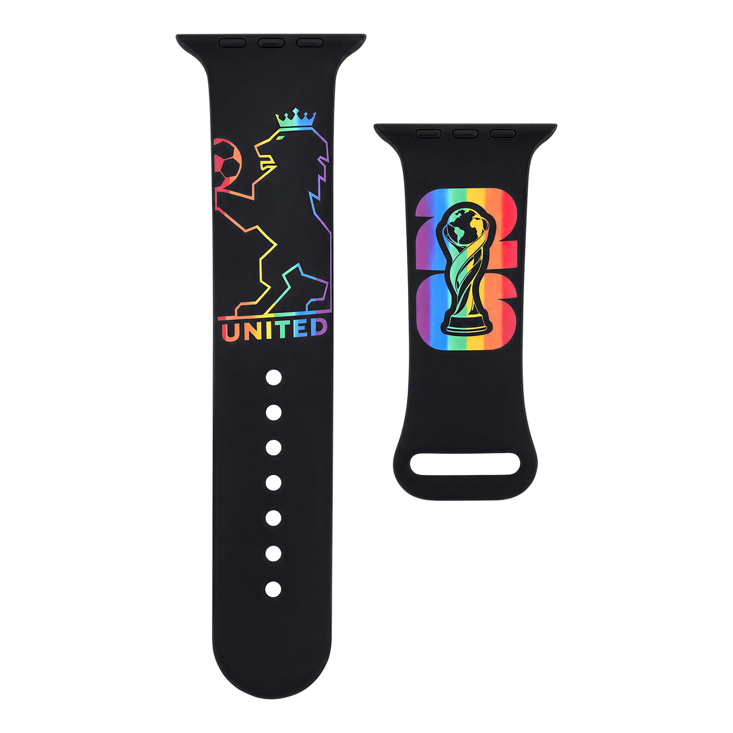 Soccer Watch Band Graphic Engraving