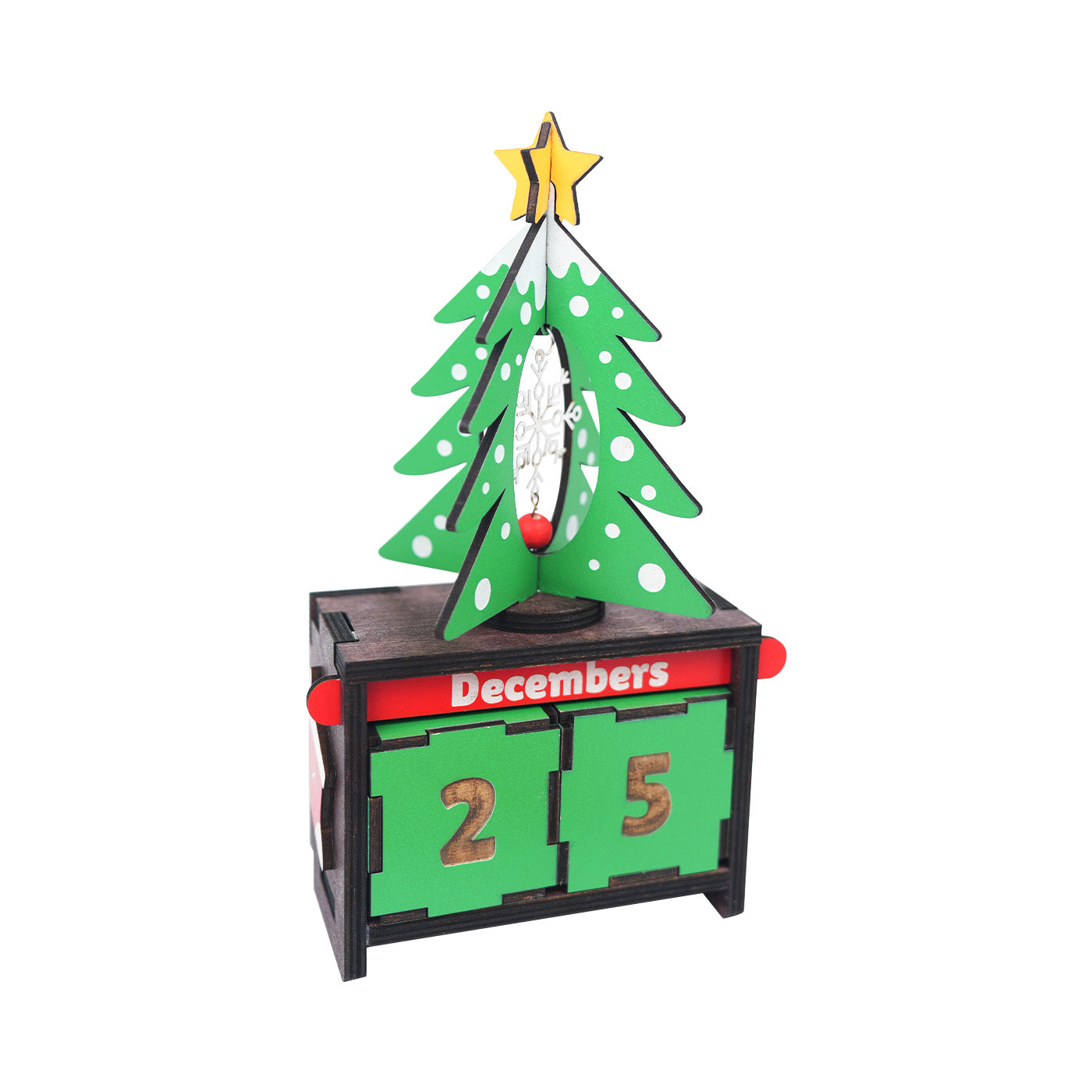 Christmas tree calendar