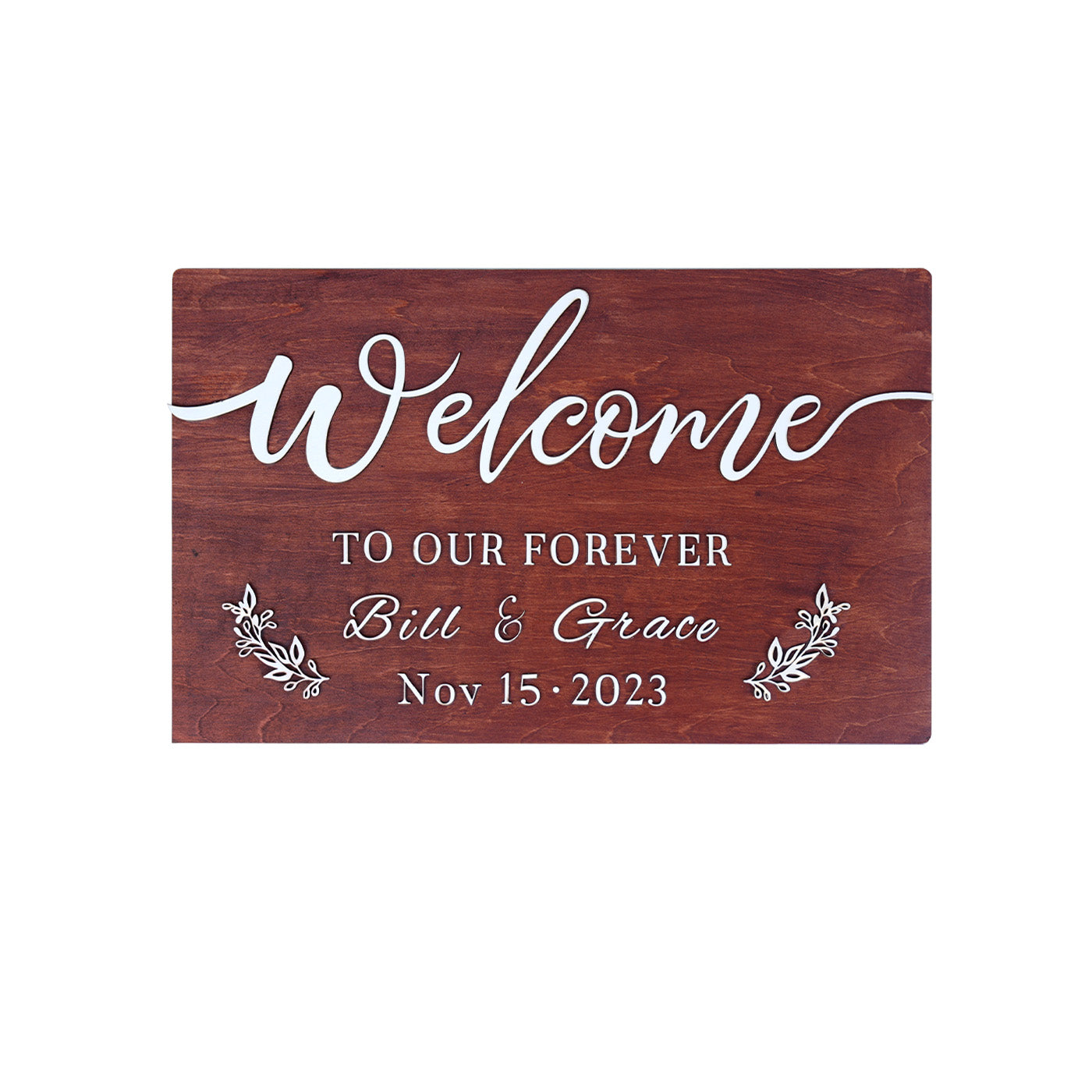 Wedding Wooden Welcome Sign