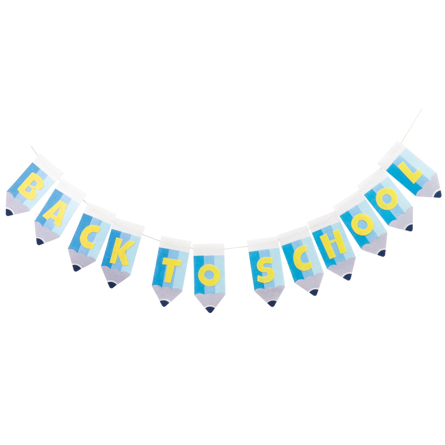 Back-to-School Pencil-Shaped Decorative Banner