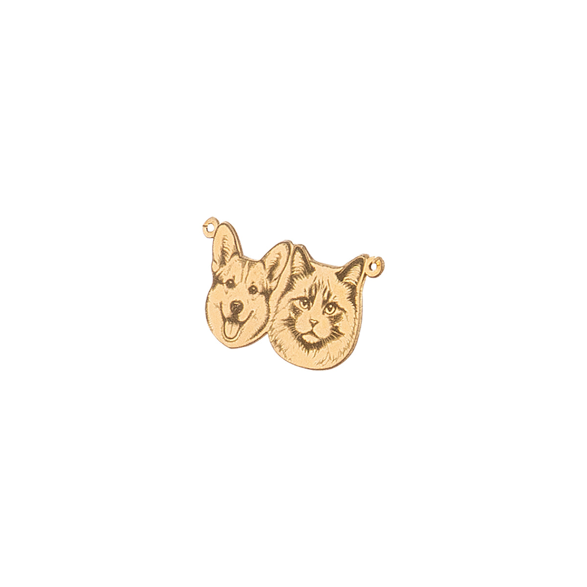 Cat and dog pendant
