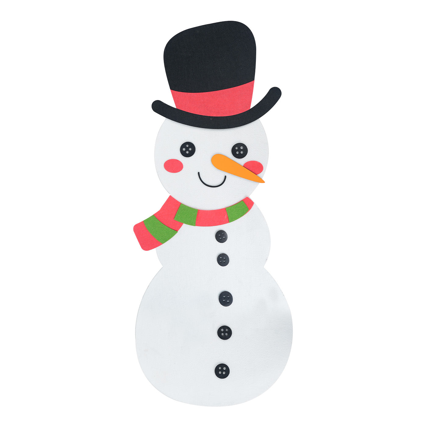 Christmas Snowman Felt Window Decor