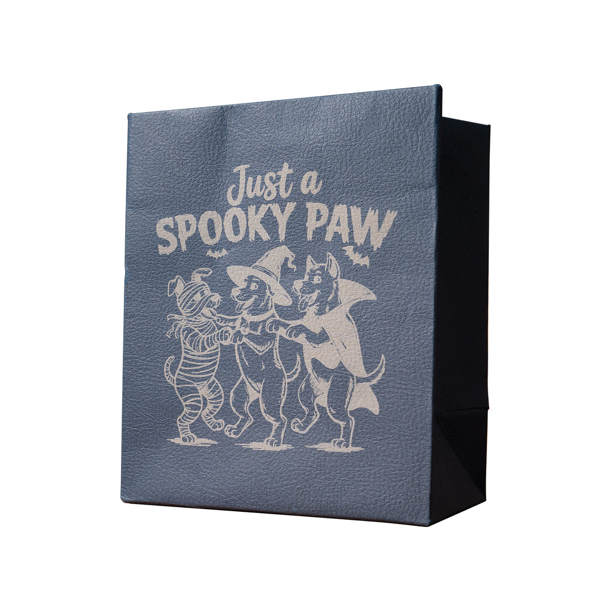 Spooky Paws engraved paper gift Bag