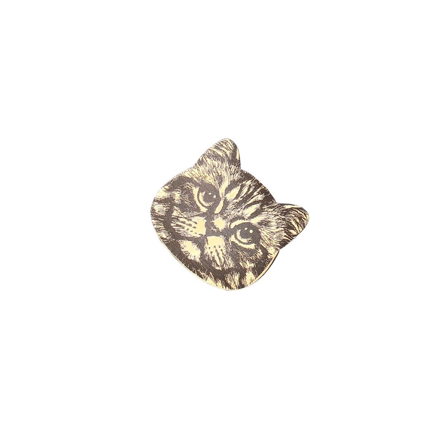 Cat Pendant Metal Engraving