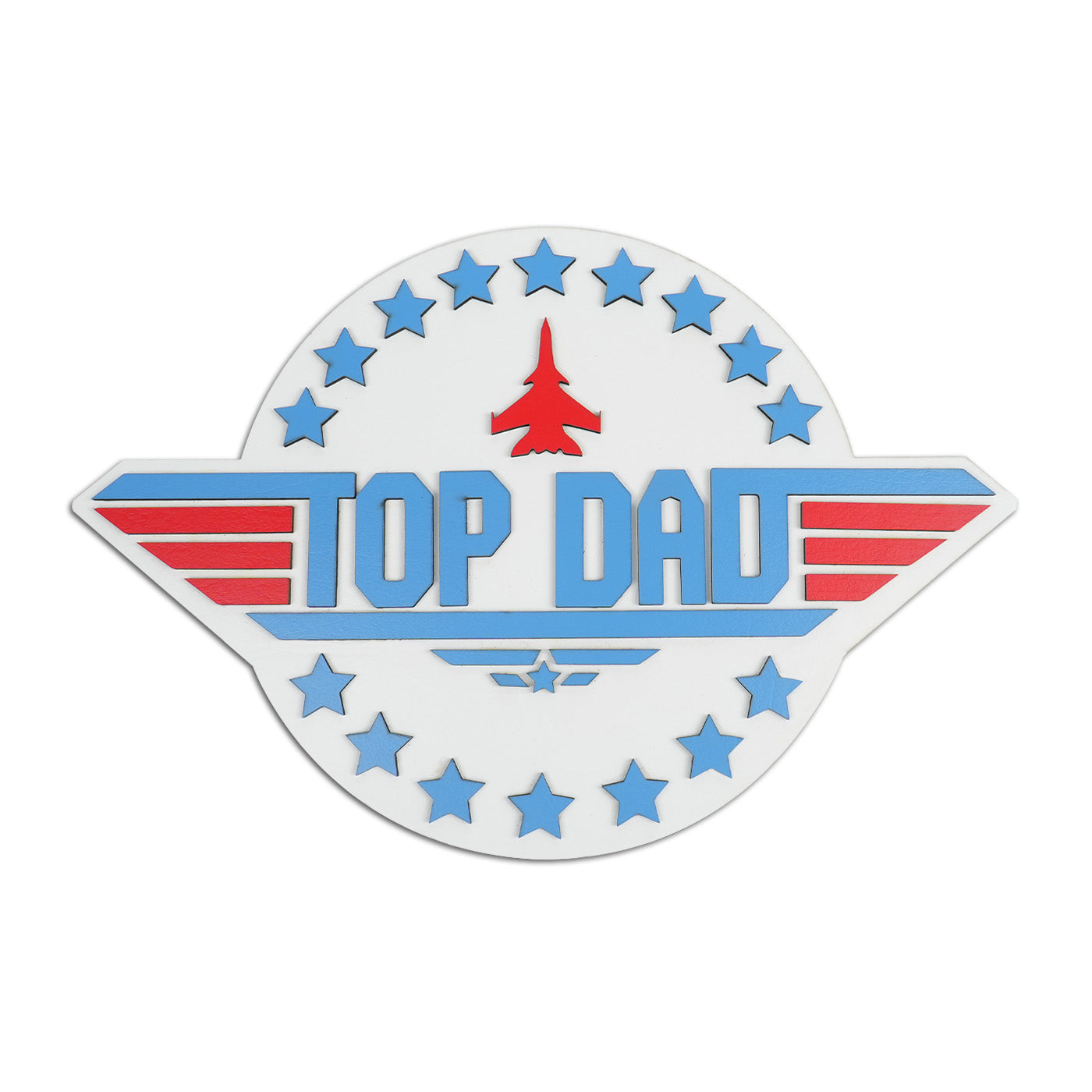 Fathers Day top dad wooden sign