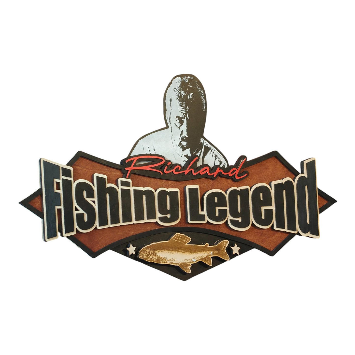 Father's Day Gift Fishing Legend Large Sign