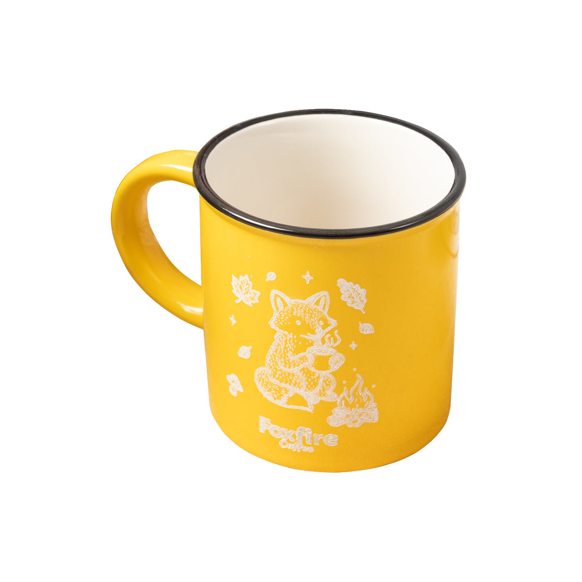 Autumn Fox Camping Mug Engraving