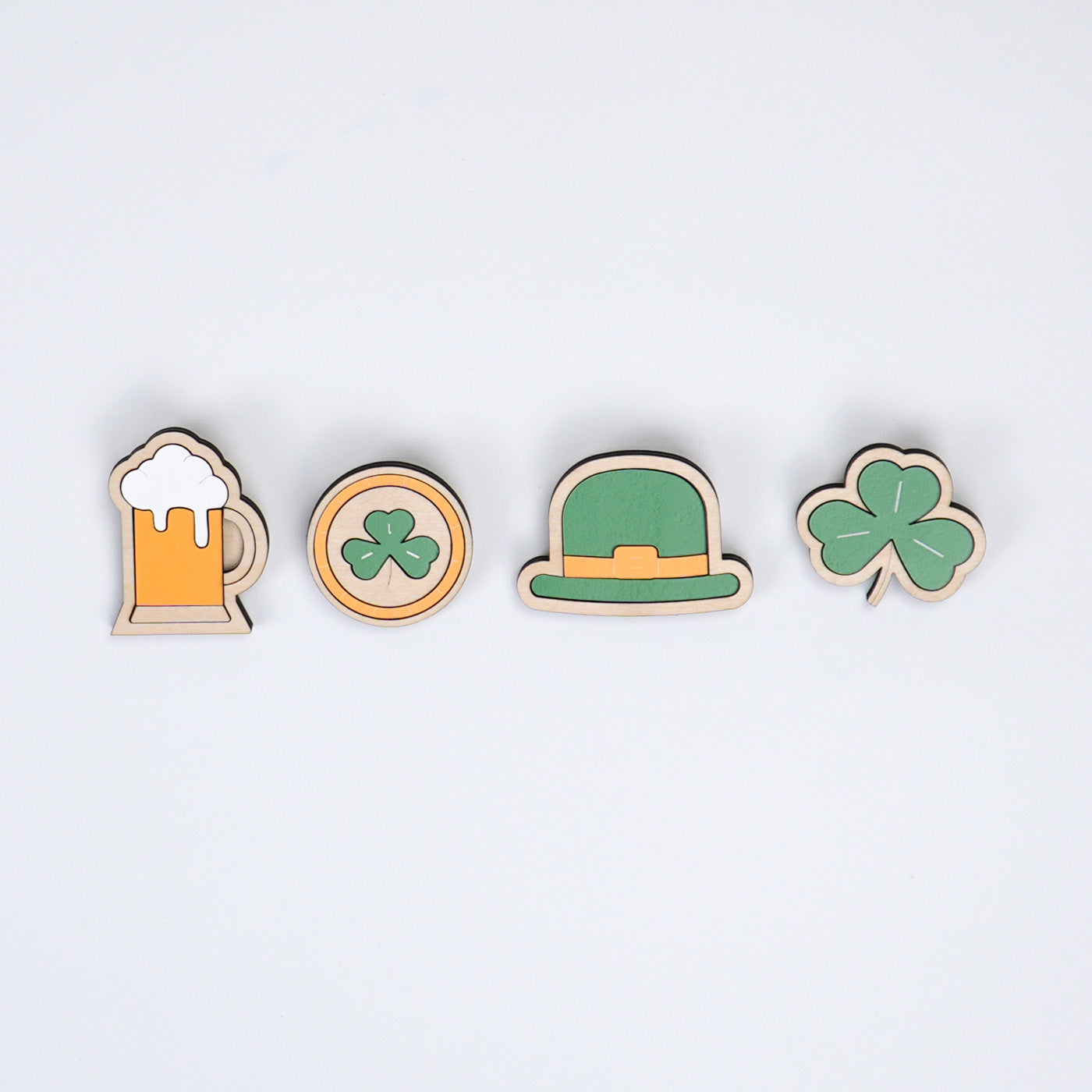 St Patricks Day Elements Pins