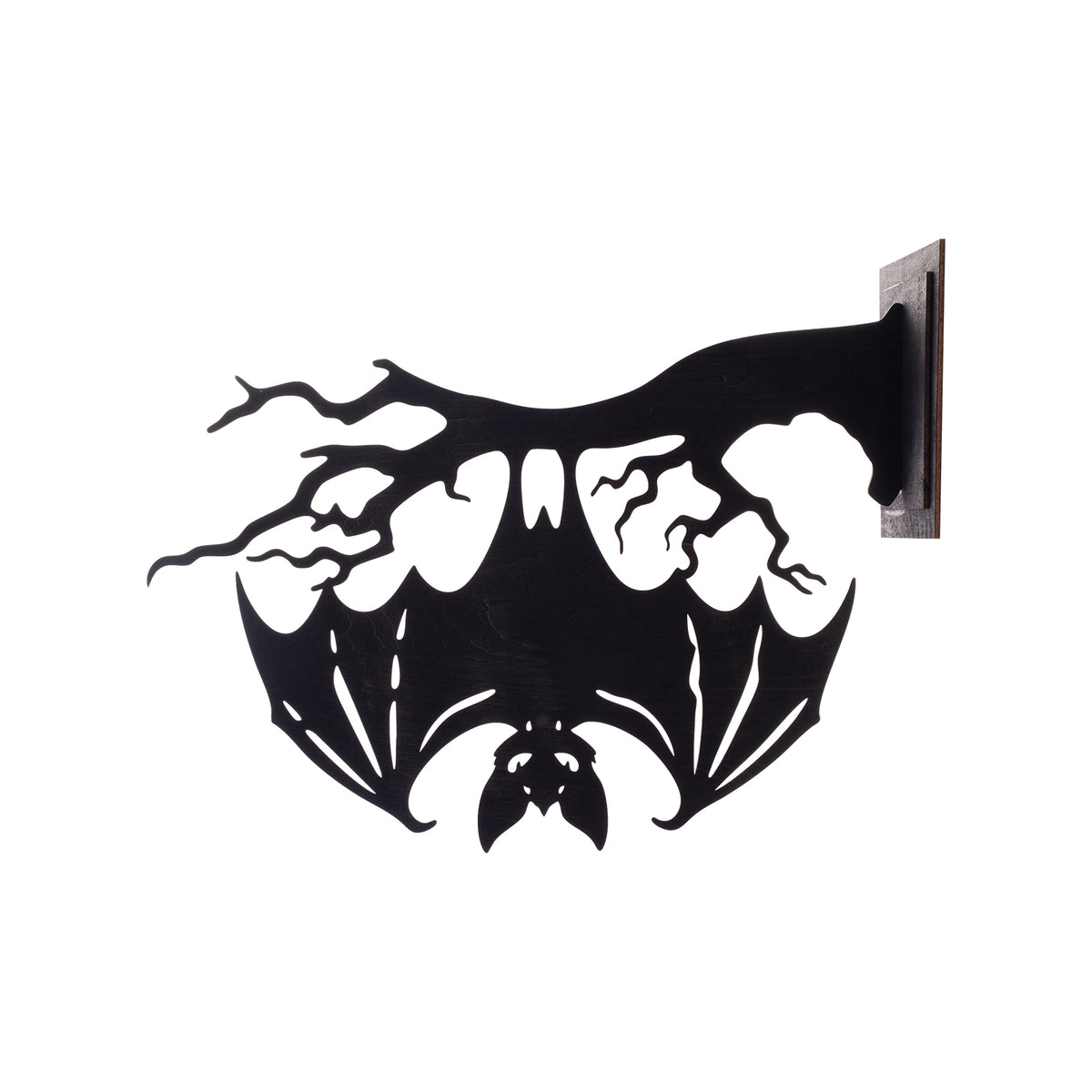 Halloween Upside-Down Bat Hanging Wall Decoration