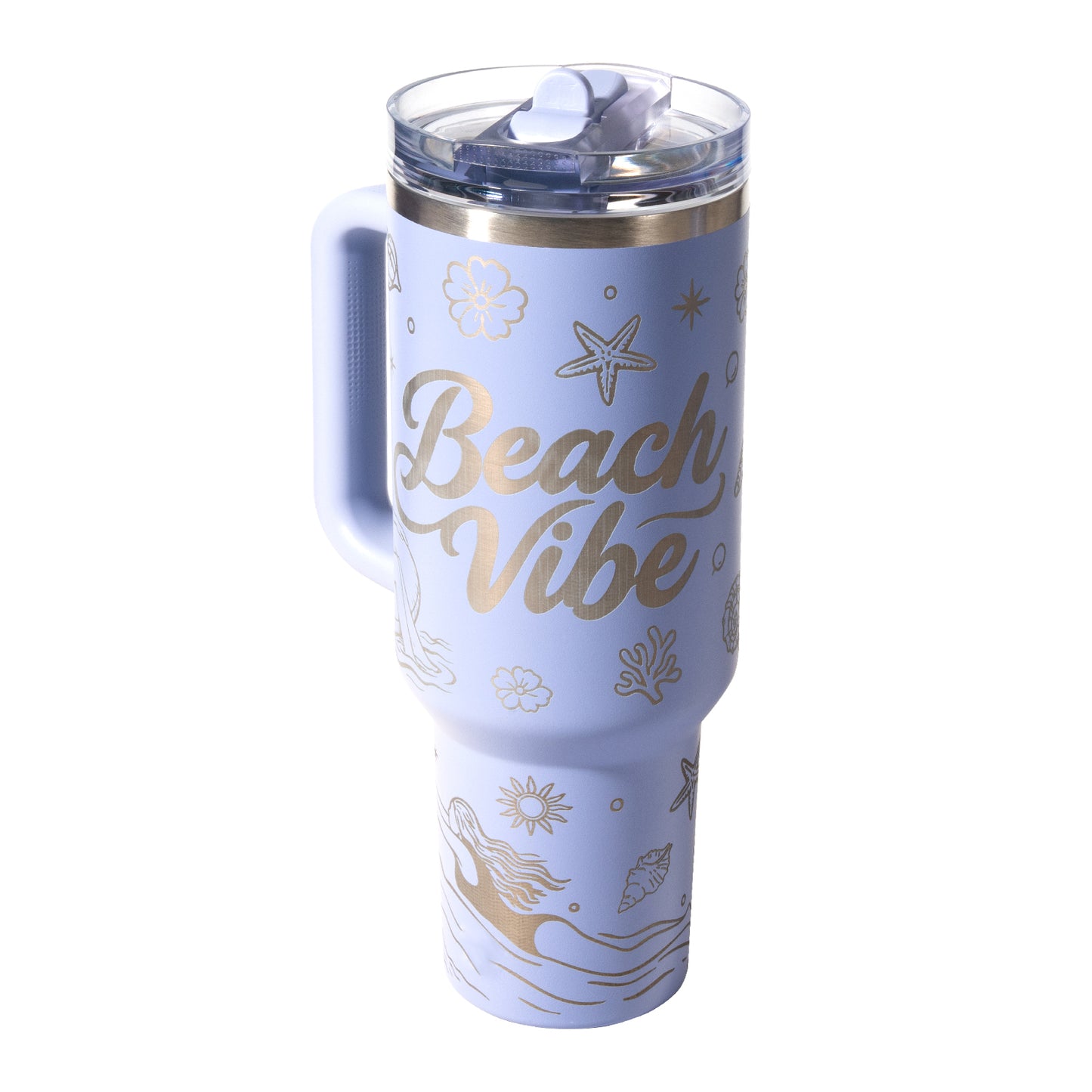 Summer Beach Swimming Tumbler Engraving