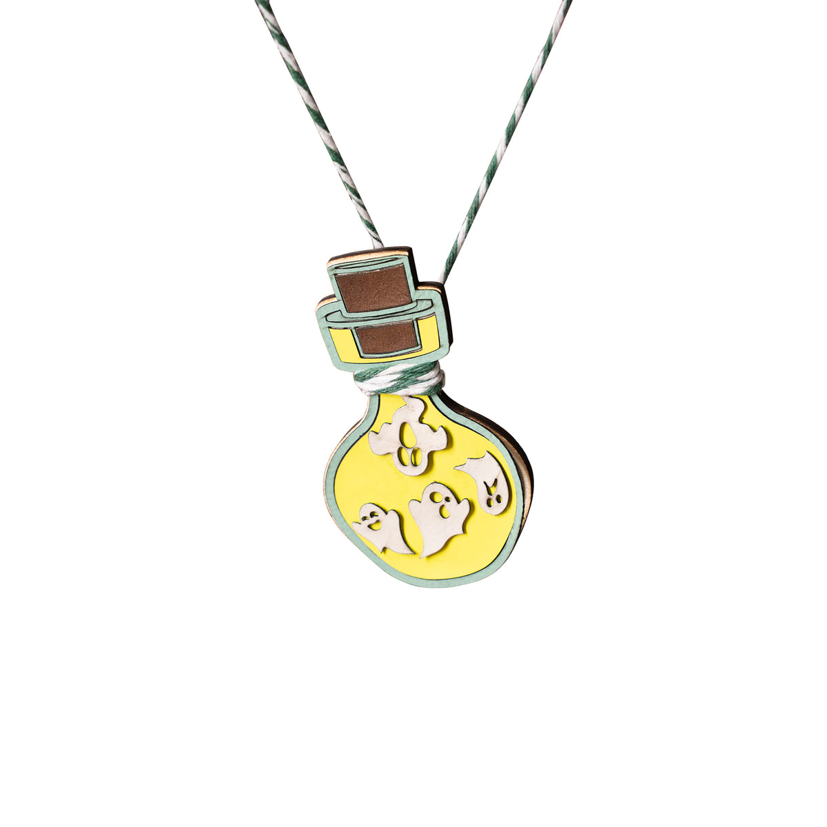 Halloween Ghost Potion Pendant