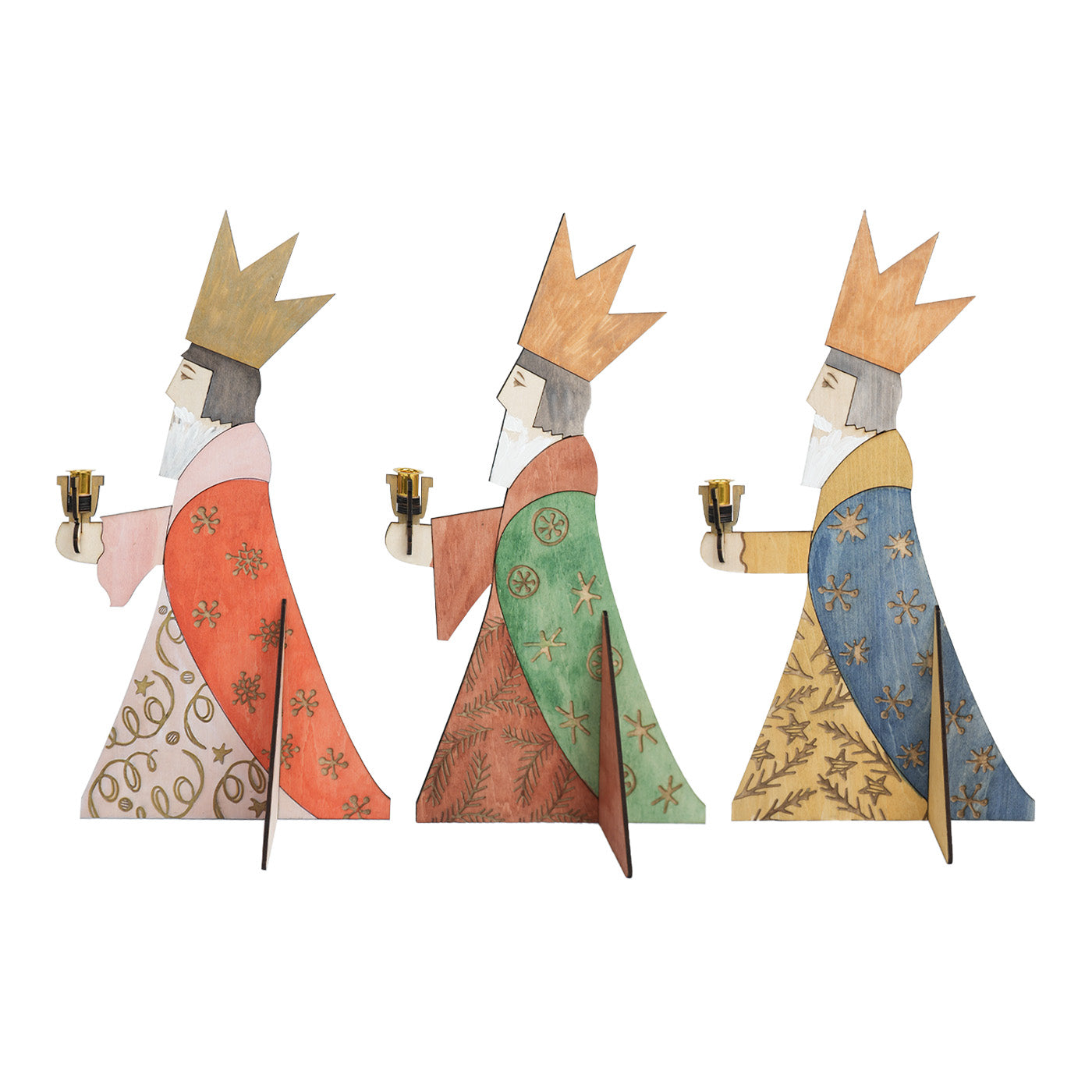 The Three Wise Men Kings Candlestick Holder