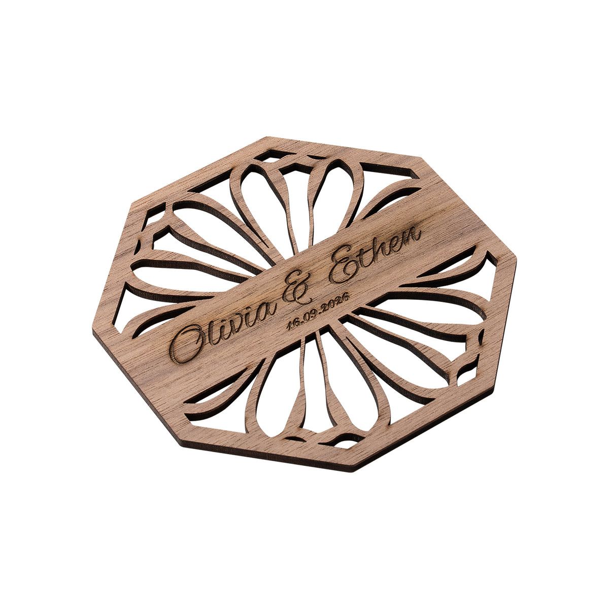 Wedding Souvenir Coaster Engraving