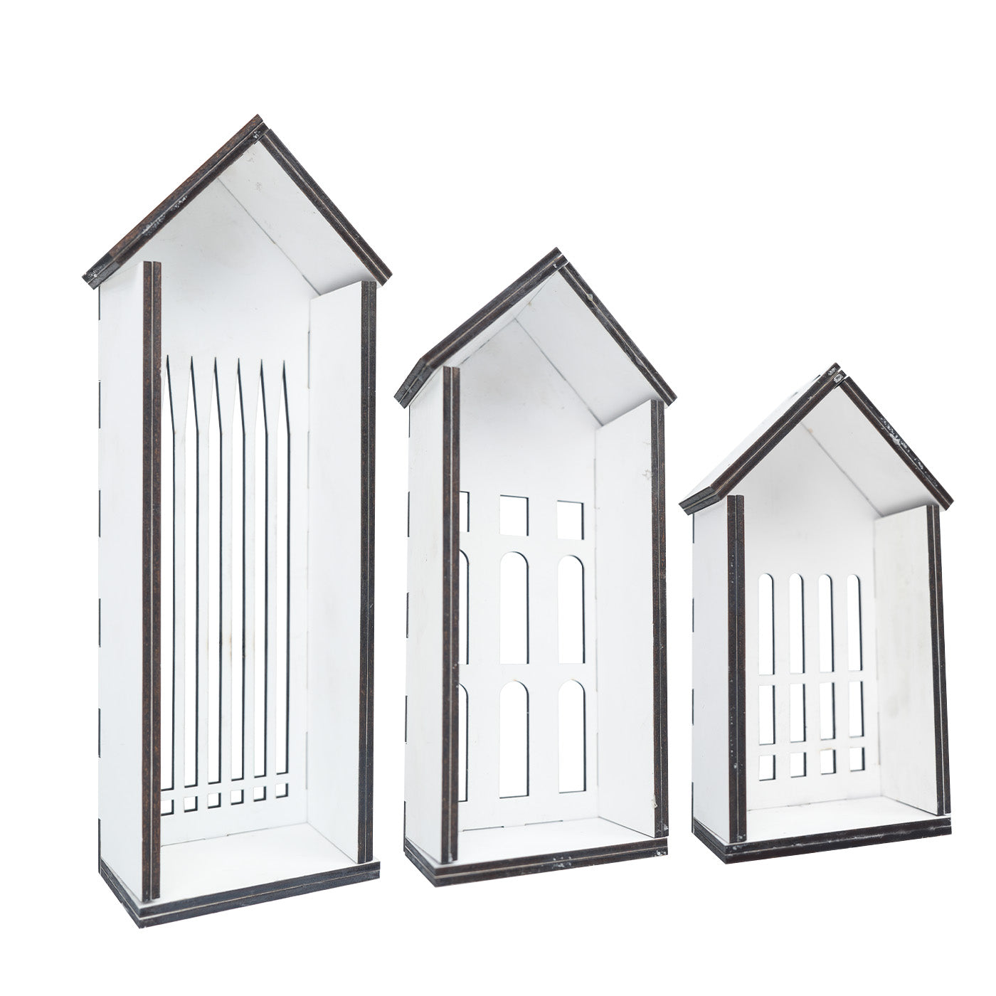 House shaped candle holder