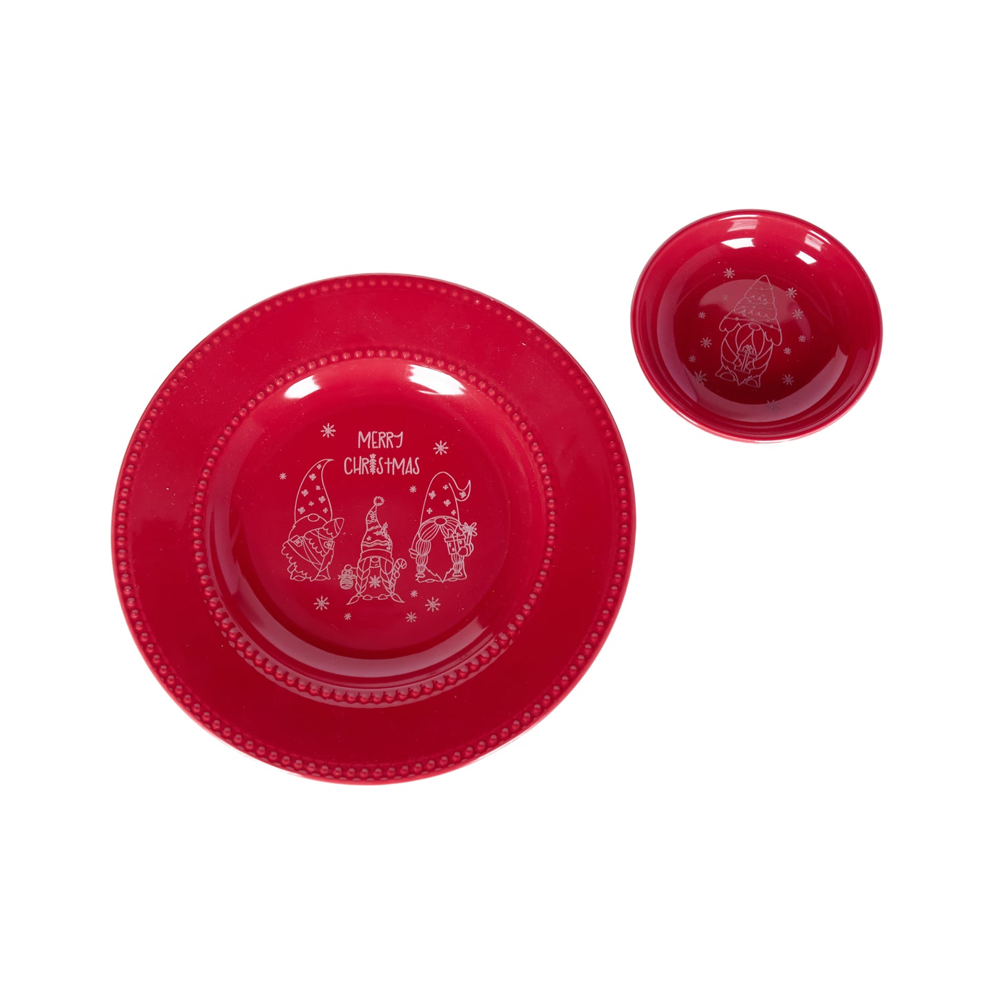 Christmas Themed Ceramic Tableware Pattern Engraving