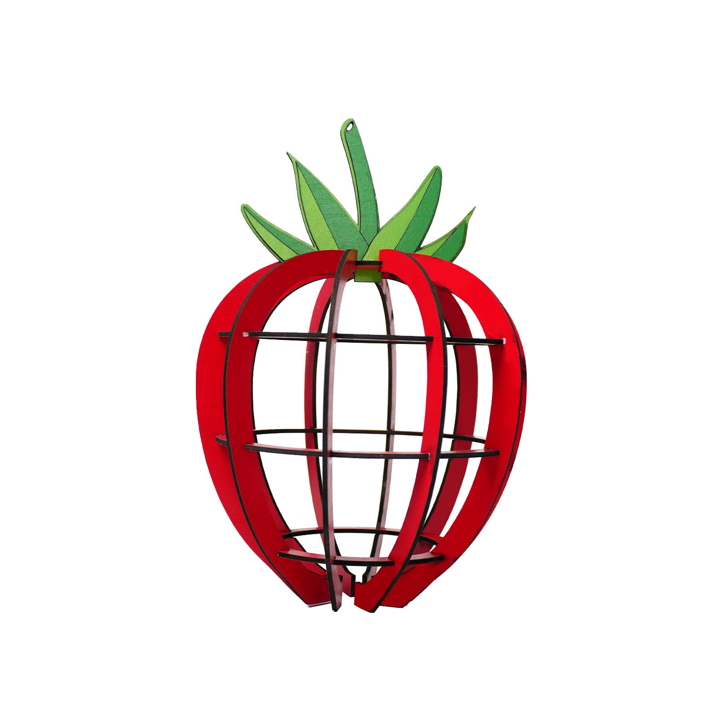 3D Strawberry Ornaments