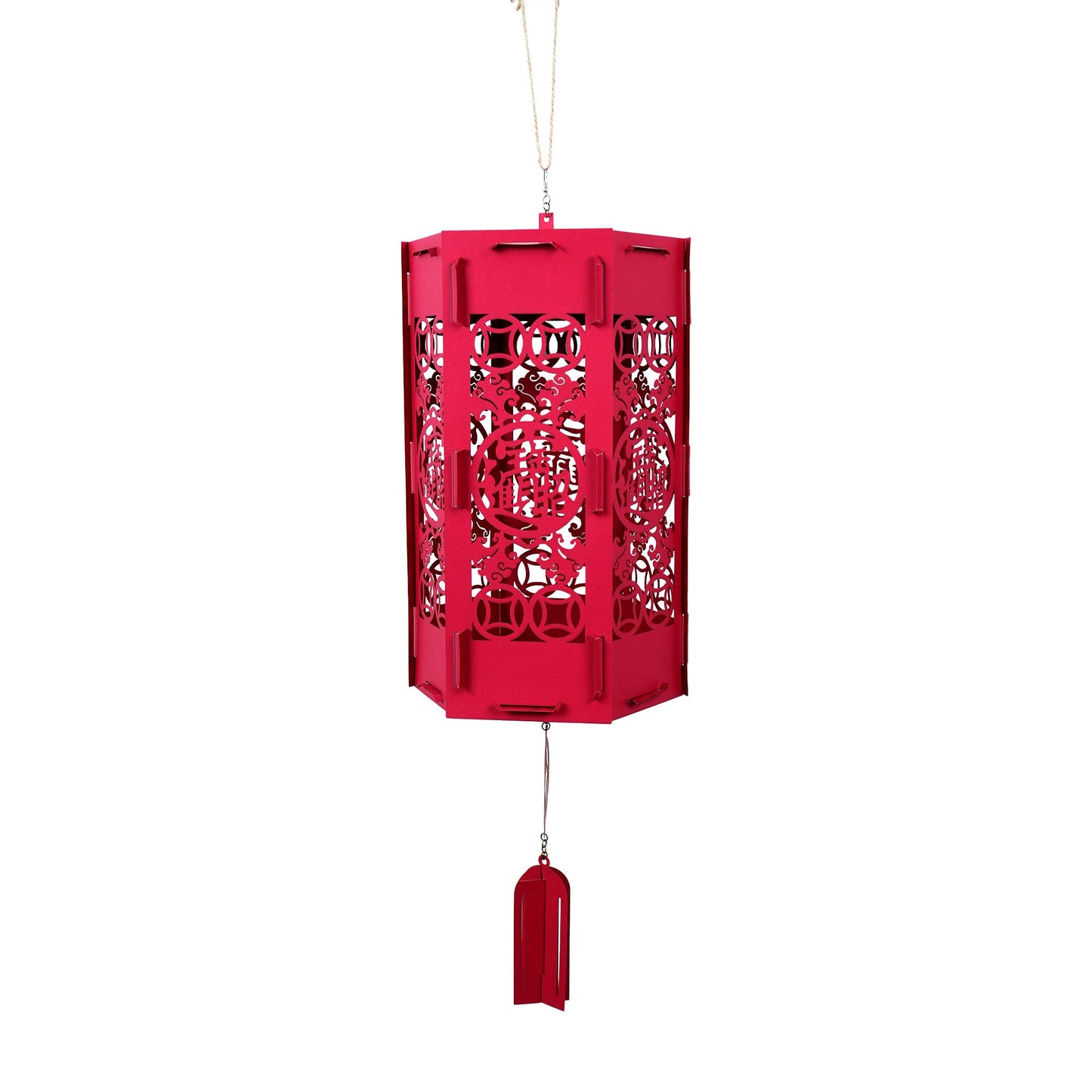 Prosperity Hexagonal Chinese Lantern