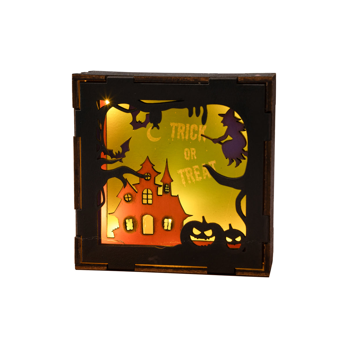 Halloween Wooden Lightbox