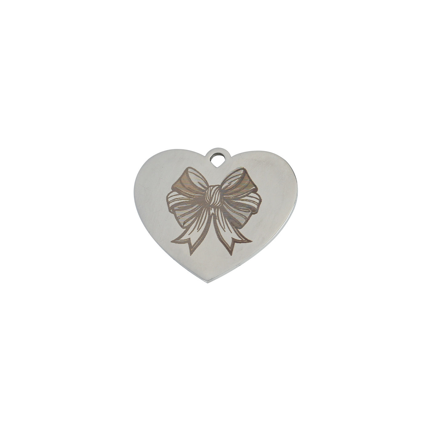 Ribbon Bow Pendant Engraving