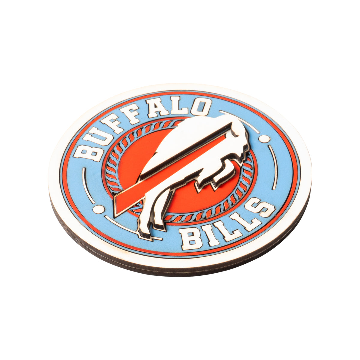 Football Team Logo Coaster