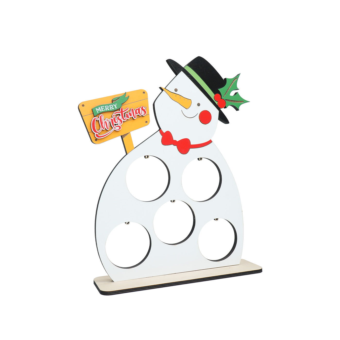 Christmas Snowman Ornament Stand