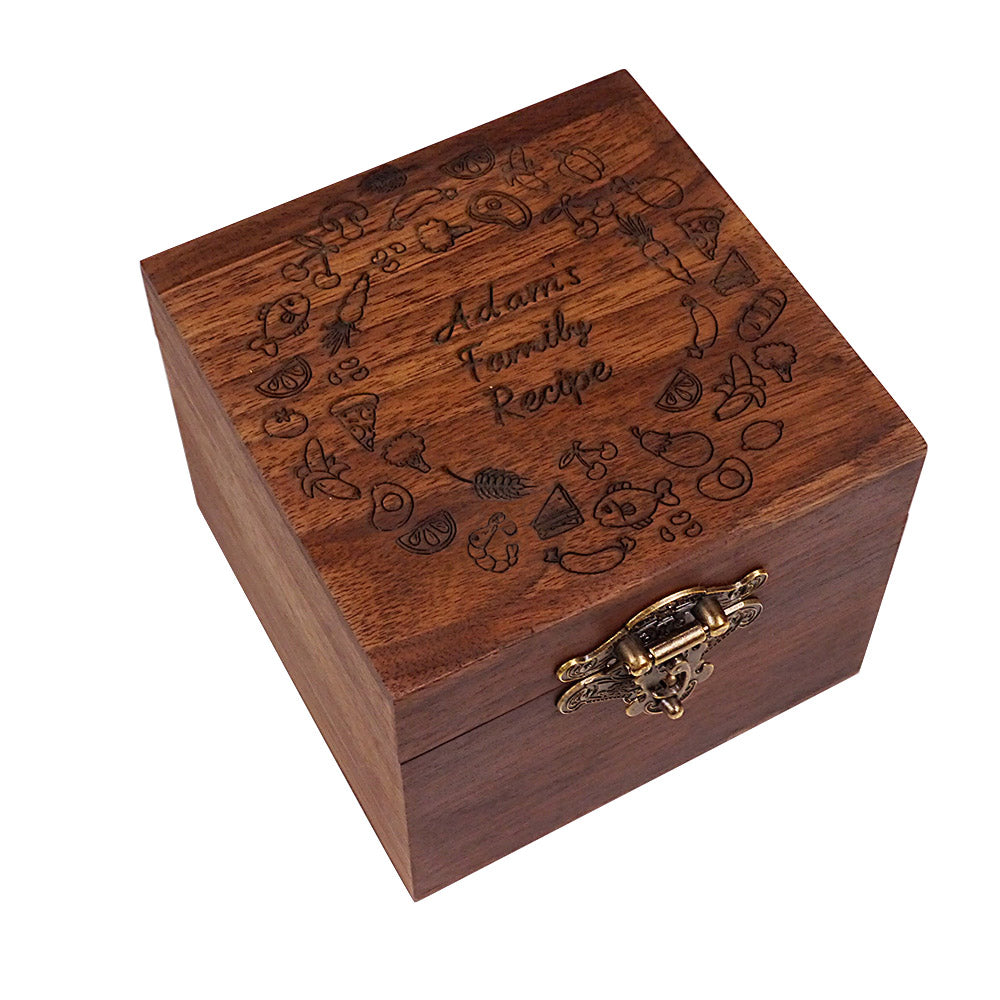 Engraved Family Recipe Box 01