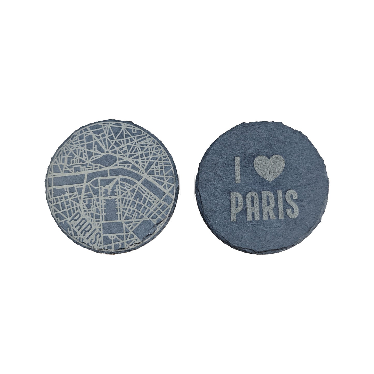 Paris Souvenir Coaster Engraving